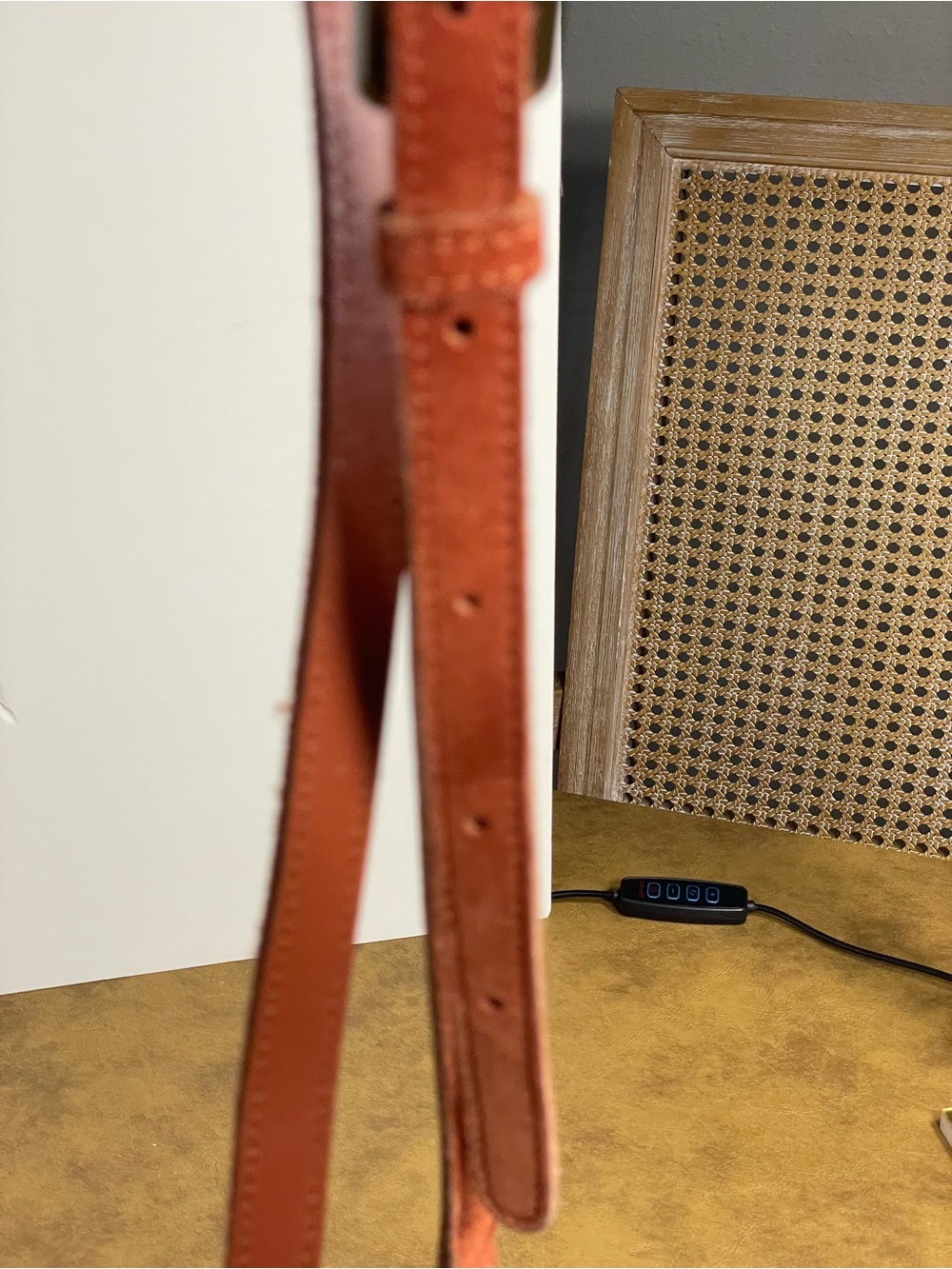Longchamp Paris Rocks Velours Suede Fringe Bucket Crossbody Rust - Picture 7 of 13